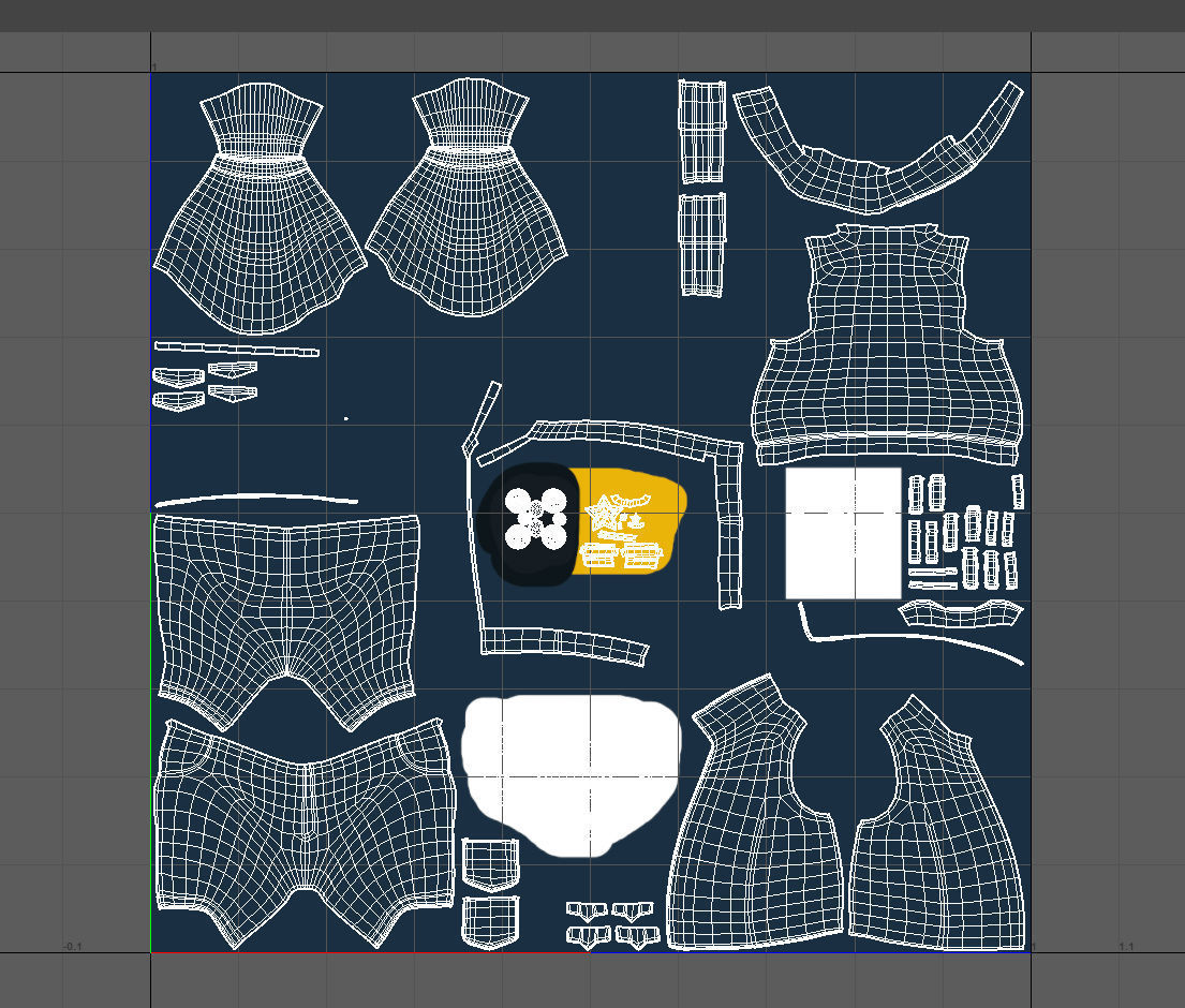 Cartoon Policeman 3D model_20