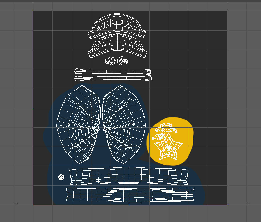 Cartoon Policeman 3D model_24