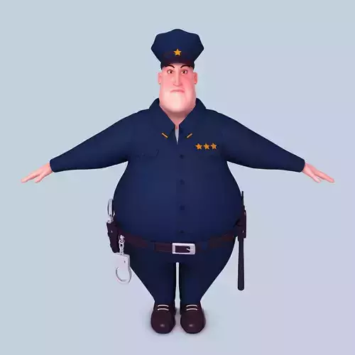 Cartoon Policeman