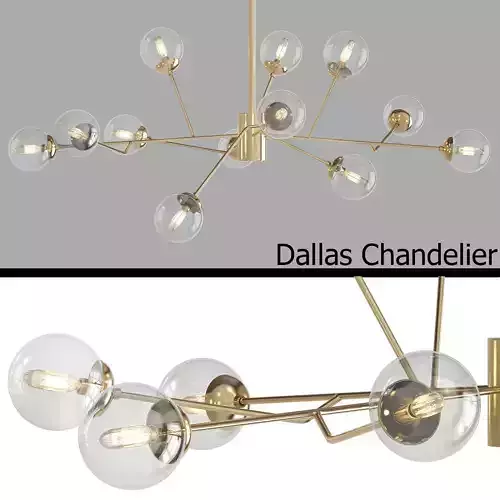 Dallas Chandelier 3D model