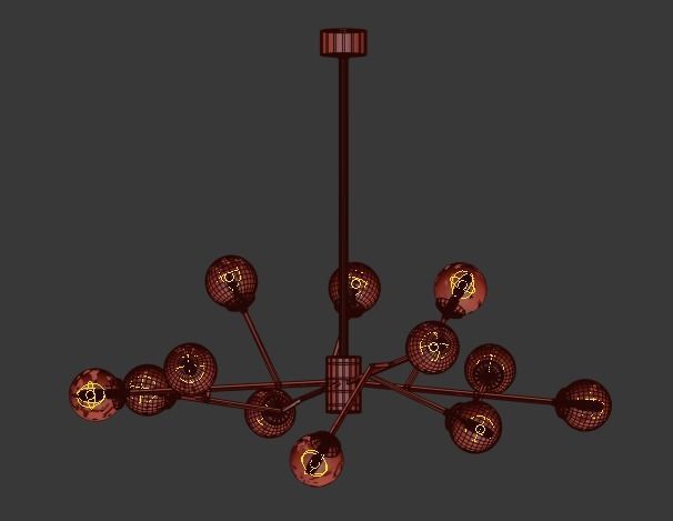 Dallas Chandelier 3D model_3