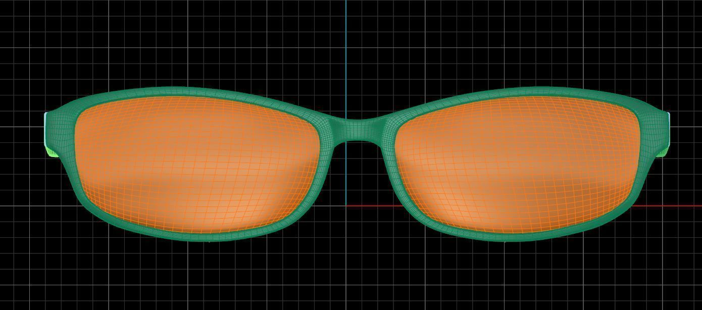 Eyeglasses for Men and Women 3D print model_6