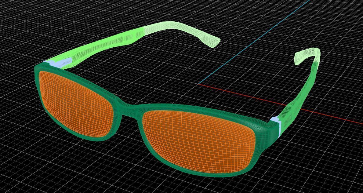 Eyeglasses for Men and Women 3D print model_4