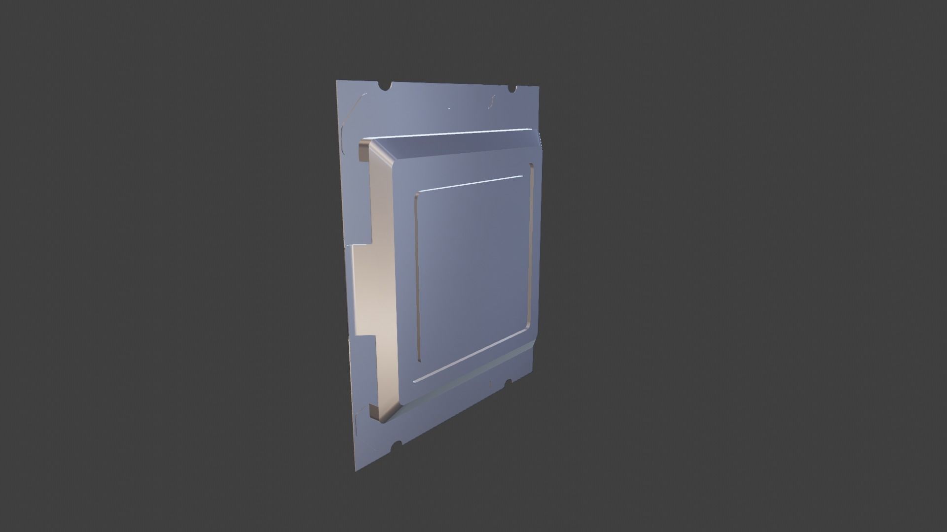 Insane Core Processor Low-poly 3D model_4