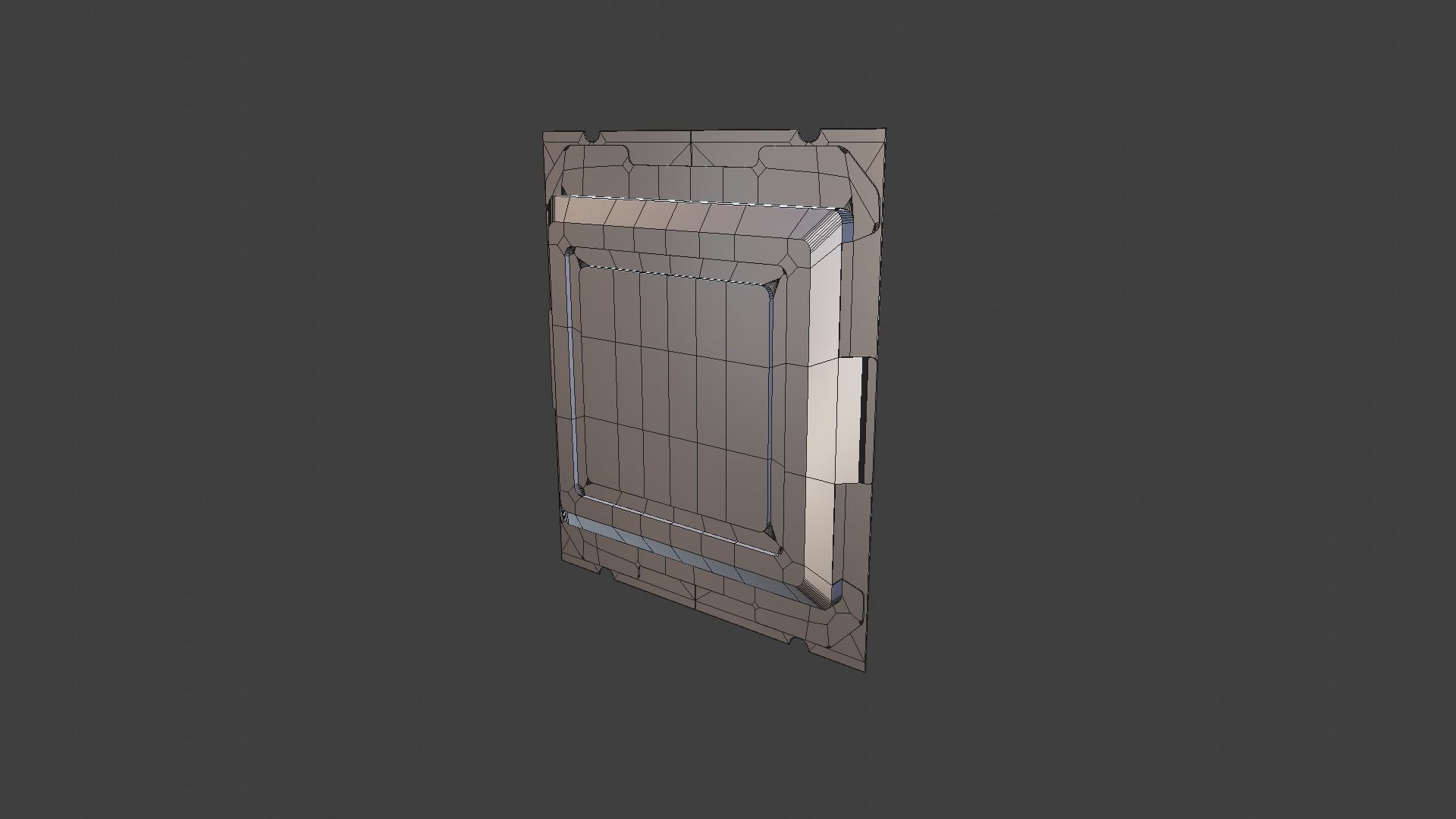 Insane Core Processor Low-poly 3D model_2