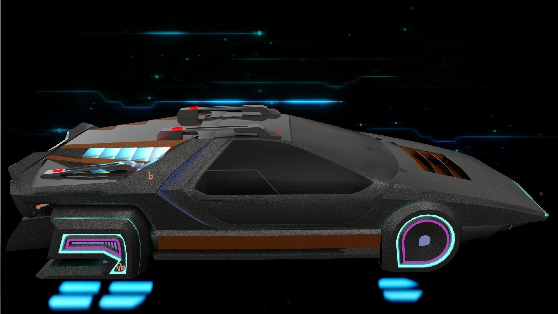 Alfa Romeo Carabo 1968-2045 Varlkiria Upgrade 3D model_5