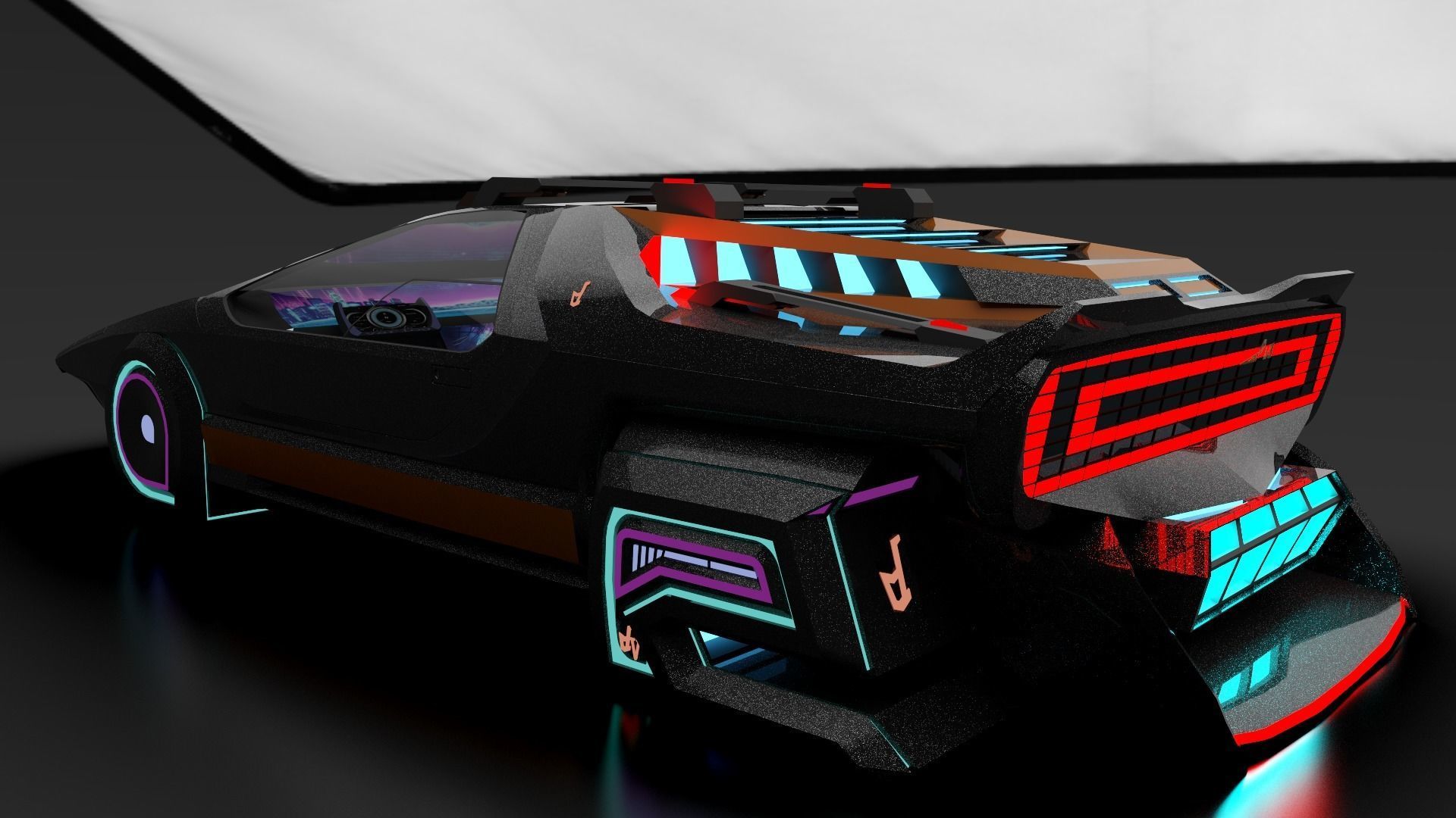 Alfa Romeo Carabo 1968-2045 Varlkiria Upgrade 3D model_2