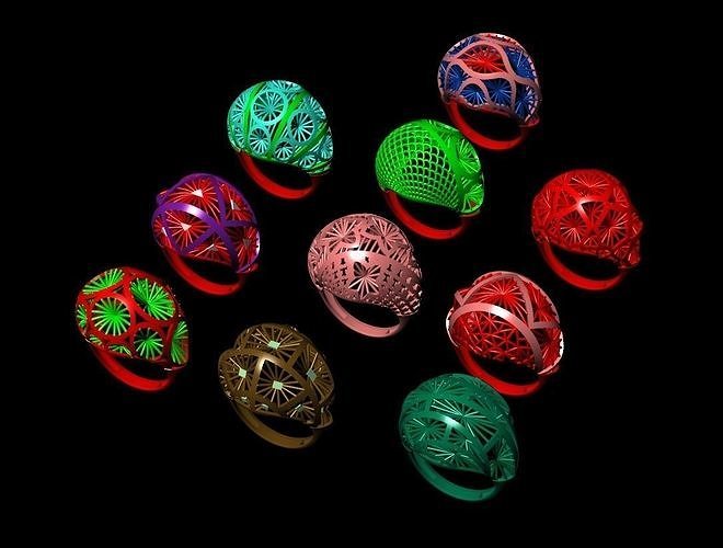 3d print model ring bicycle 3D print model