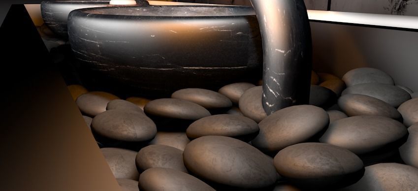 Bathroom washbasin Free low-poly 3D model_7