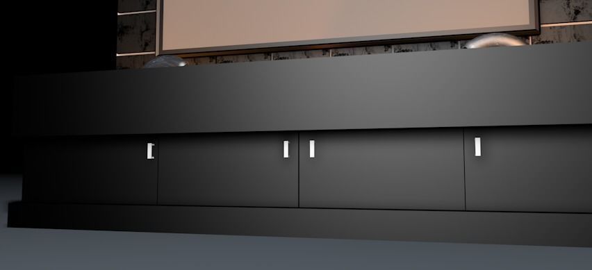 Bathroom washbasin Free low-poly 3D model_5