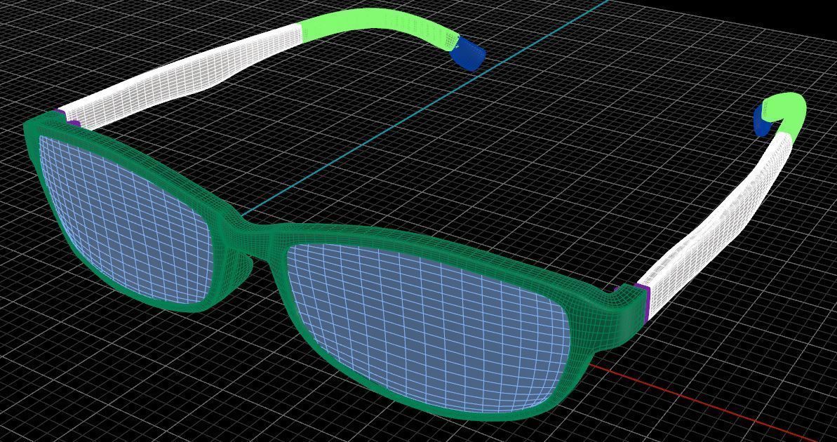 Eyeglasses for Men and Women 3D print model_5
