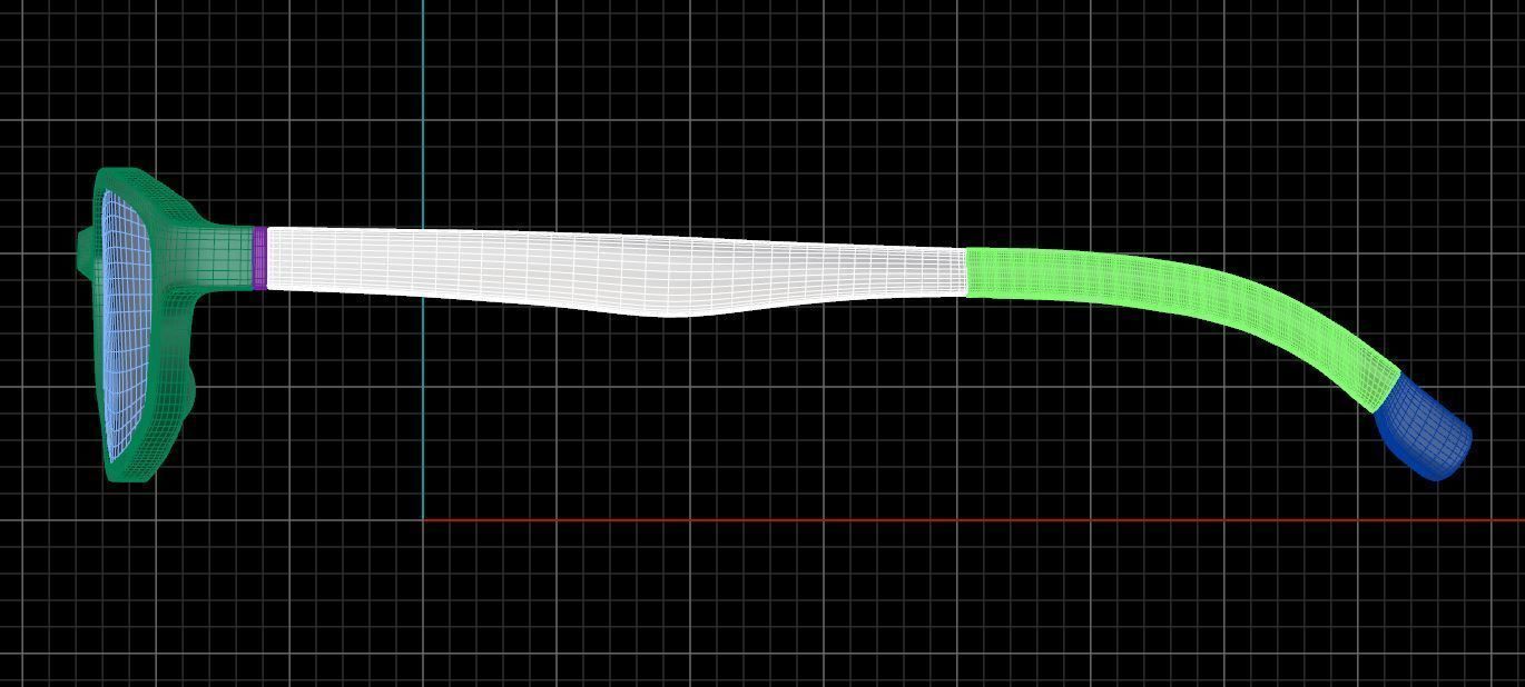 Eyeglasses for Men and Women 3D print model_14