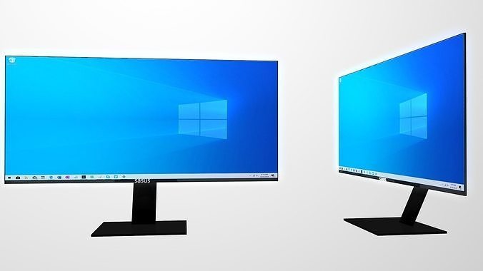 monitor Free 3D model