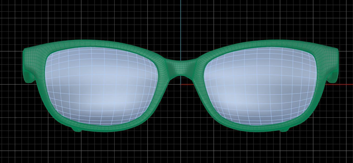 Eyeglasses for Men and Women 3D print model_6