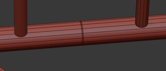 Glass Bubble Chandelier Brass 3D model_3