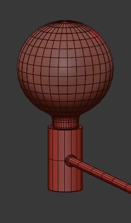 Helix Chandelier Gold 3D model_6