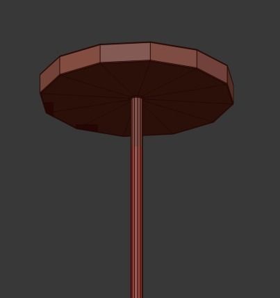 Helix Chandelier Gold 3D model_4