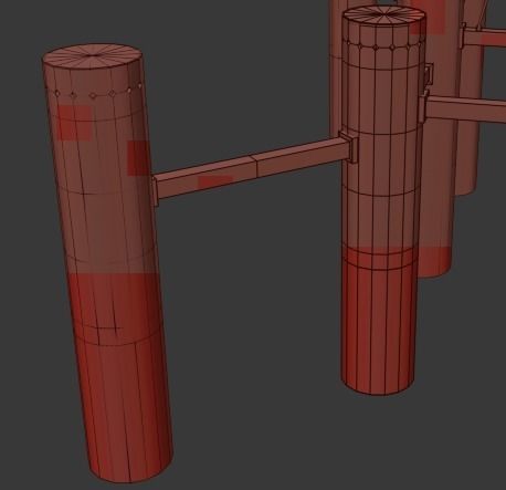 Helix Chandelier Gold 3D model_3