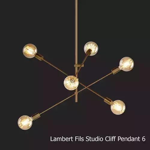 Lambert Fils Studio Cliff Pendant 6 3D model