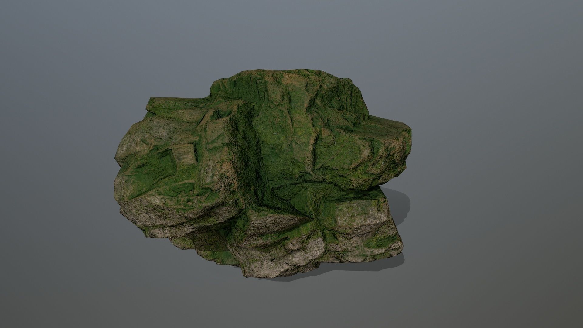 Rocks set 6 rock Low-poly 3D model_5