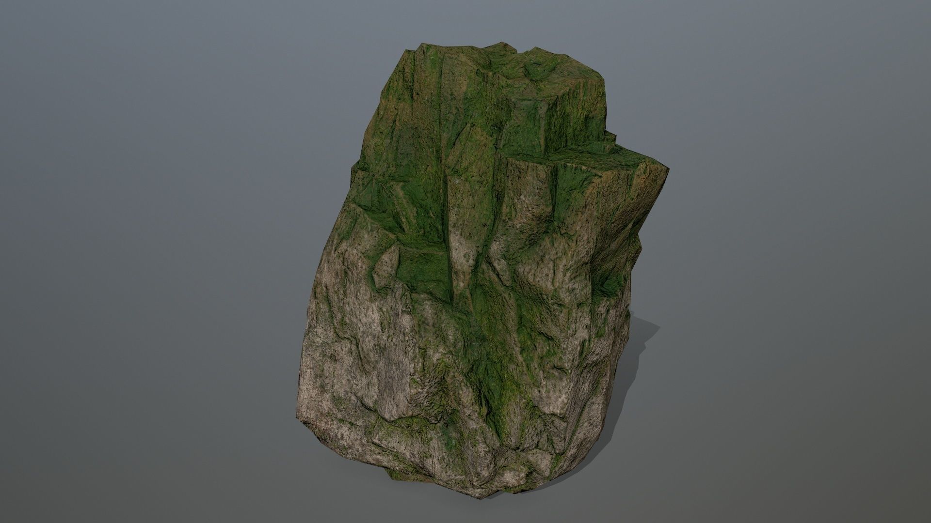 Rocks set 6 rock Low-poly 3D model_8