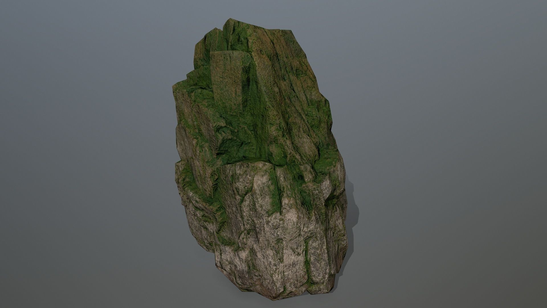 Rocks set 6 rock Low-poly 3D model_7