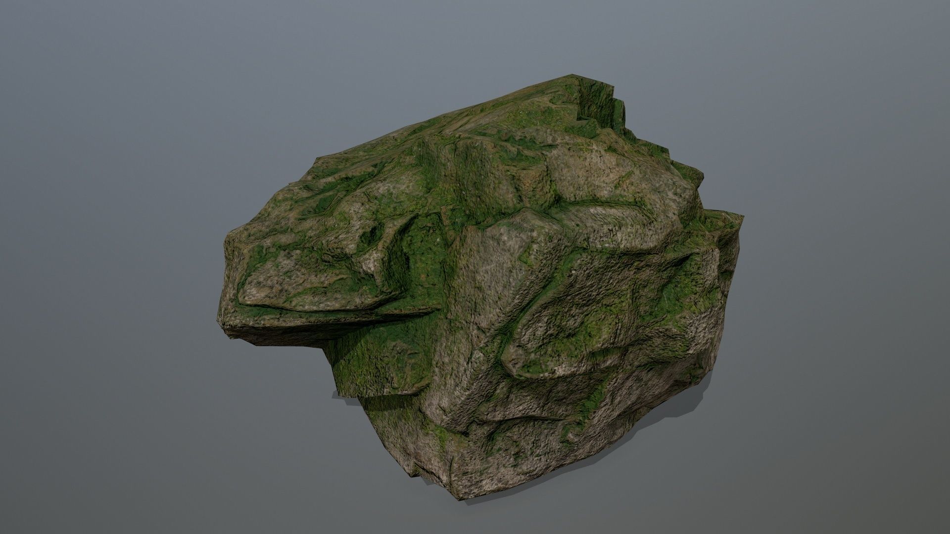 Rocks set 6 rock Low-poly 3D model_11