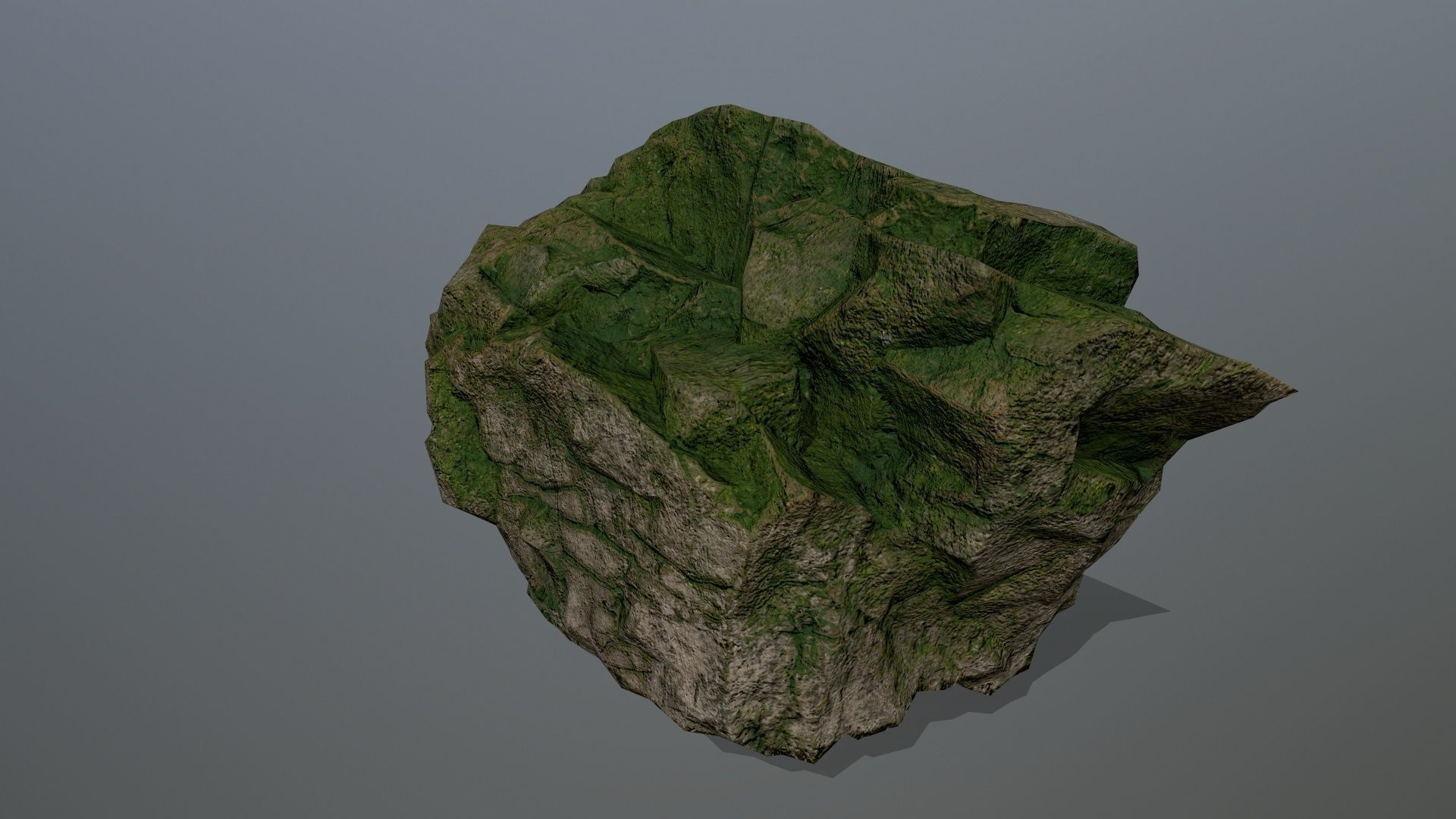 Rocks set 6 rock Low-poly 3D model_10