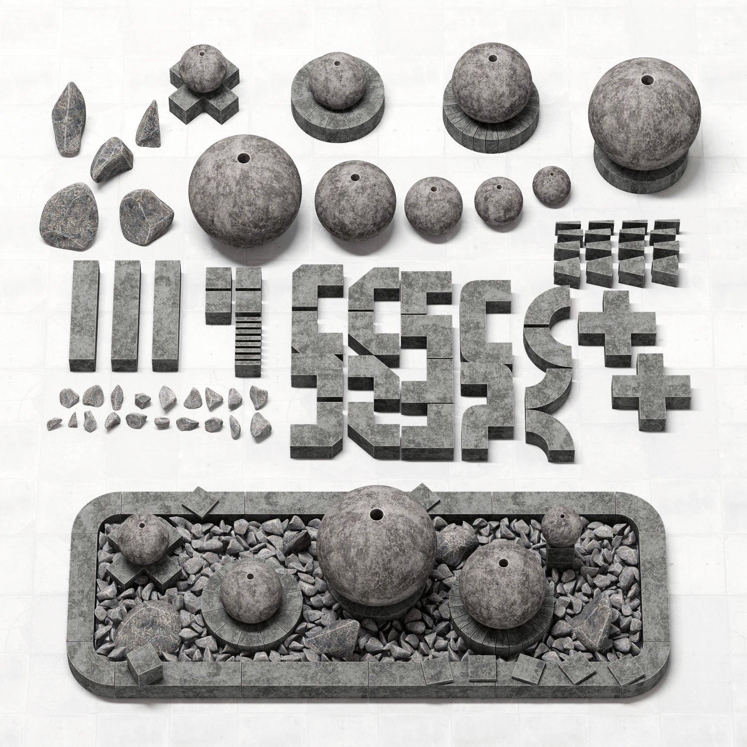 Stone Flowerbed constructor