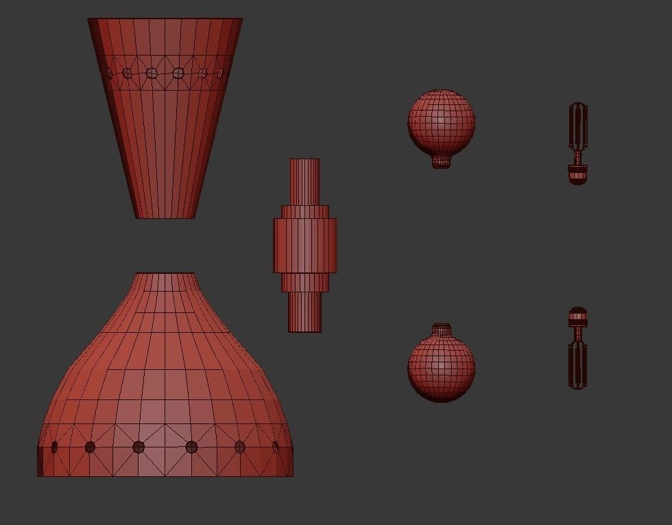 LACQUERED METAL EIGHT 3D model_3