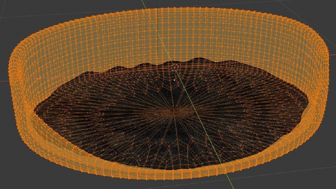 Dog bed Lamp shade and plug socket with wire 3D model_2