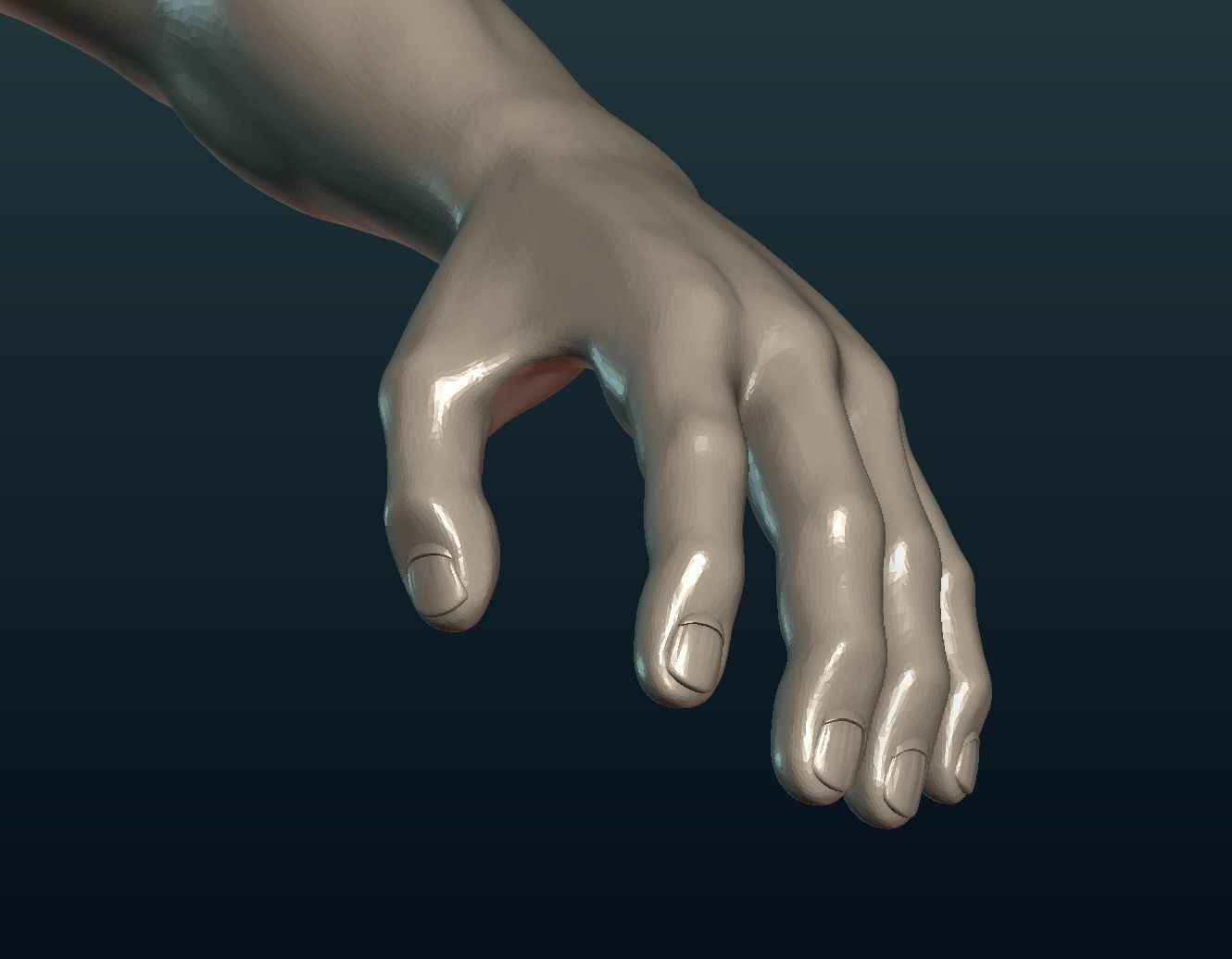 Demon figure 3D print model_20