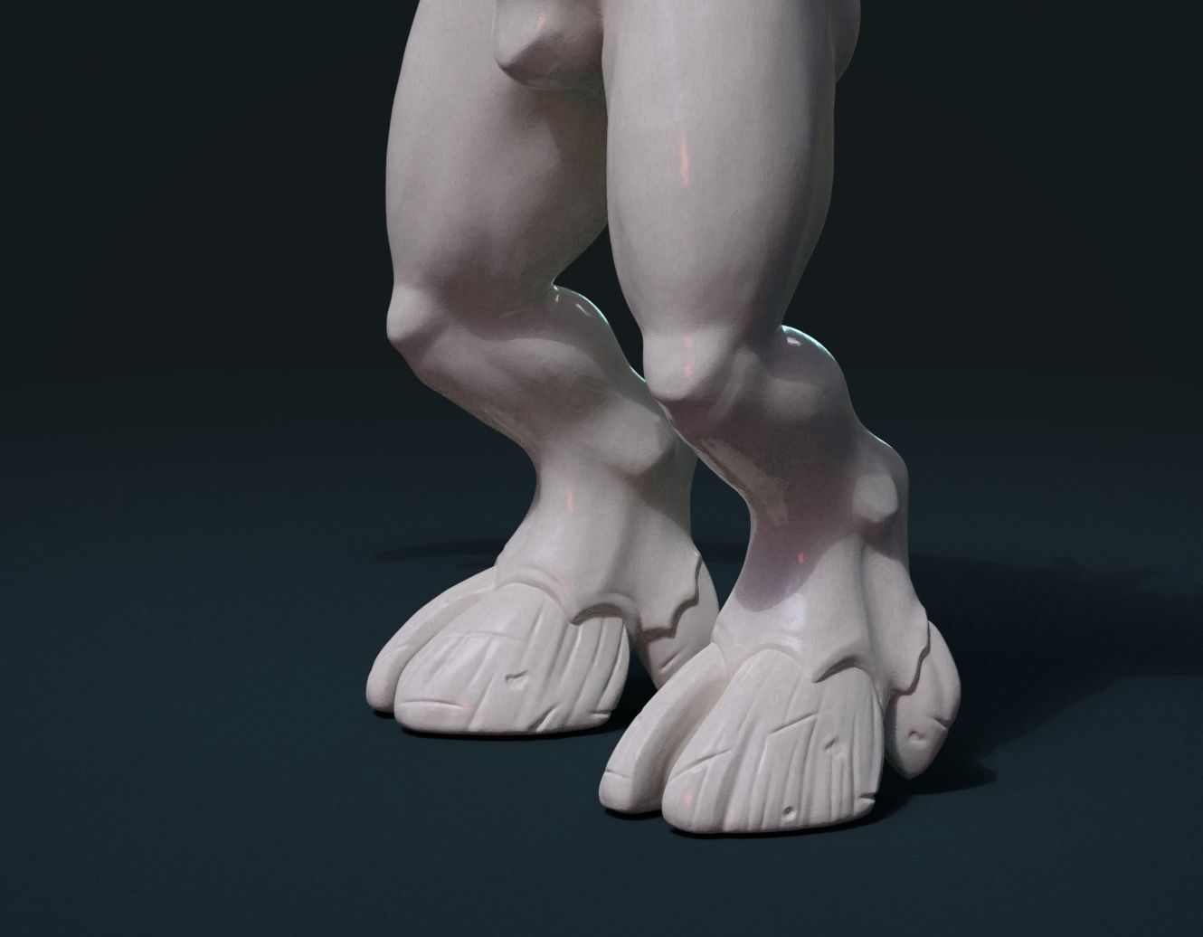 Demon figure 3D print model_7