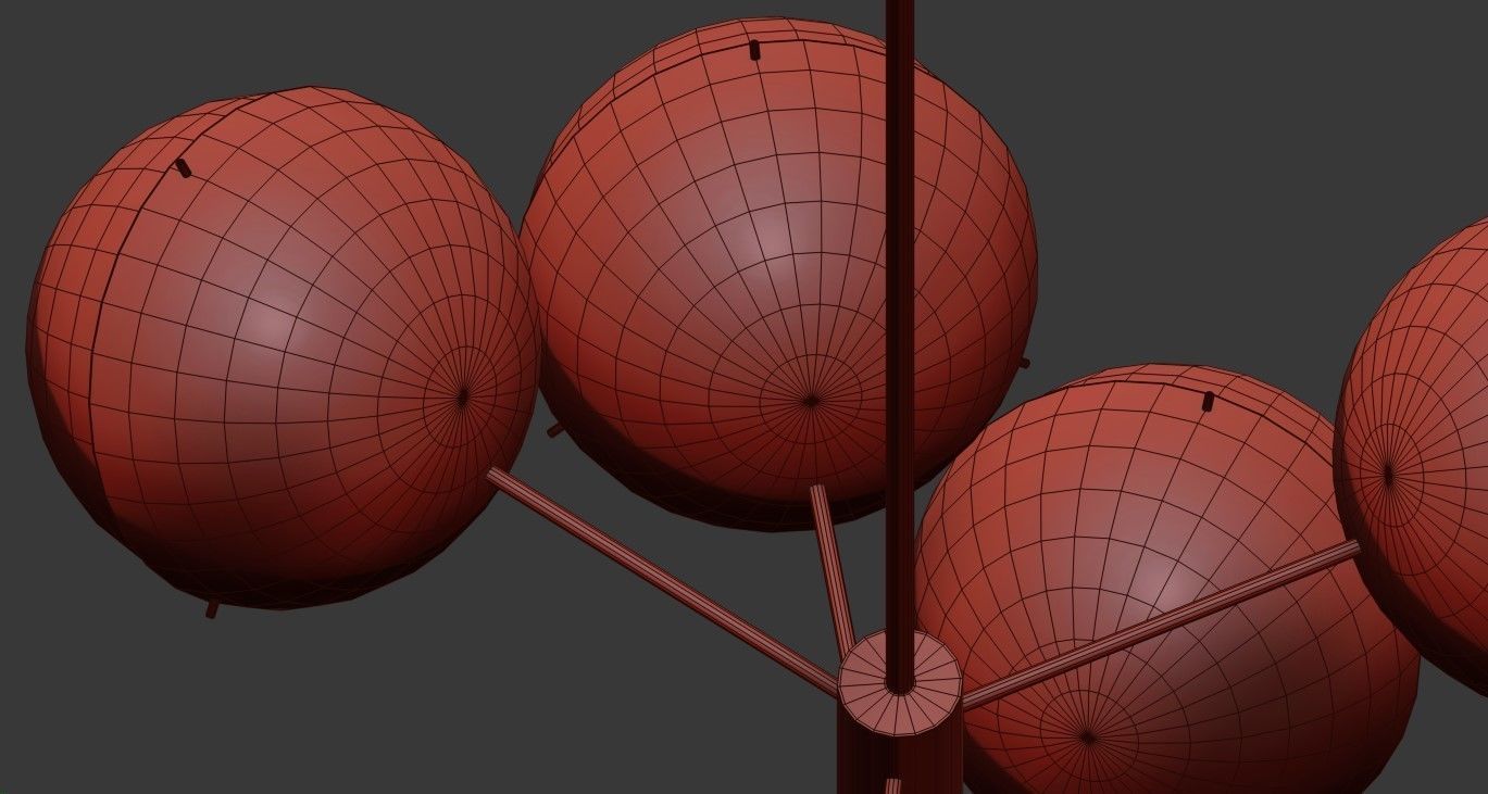 BRASS OPALINE GLASS 3D model_5