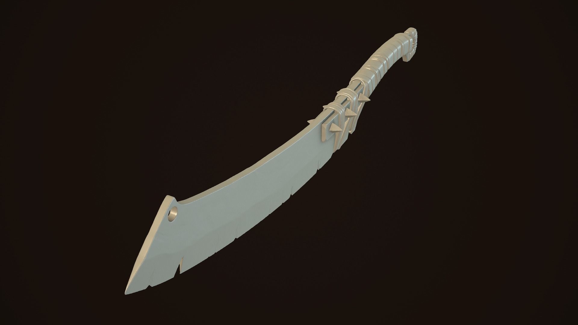 Orcish Slasher  3D print model_4