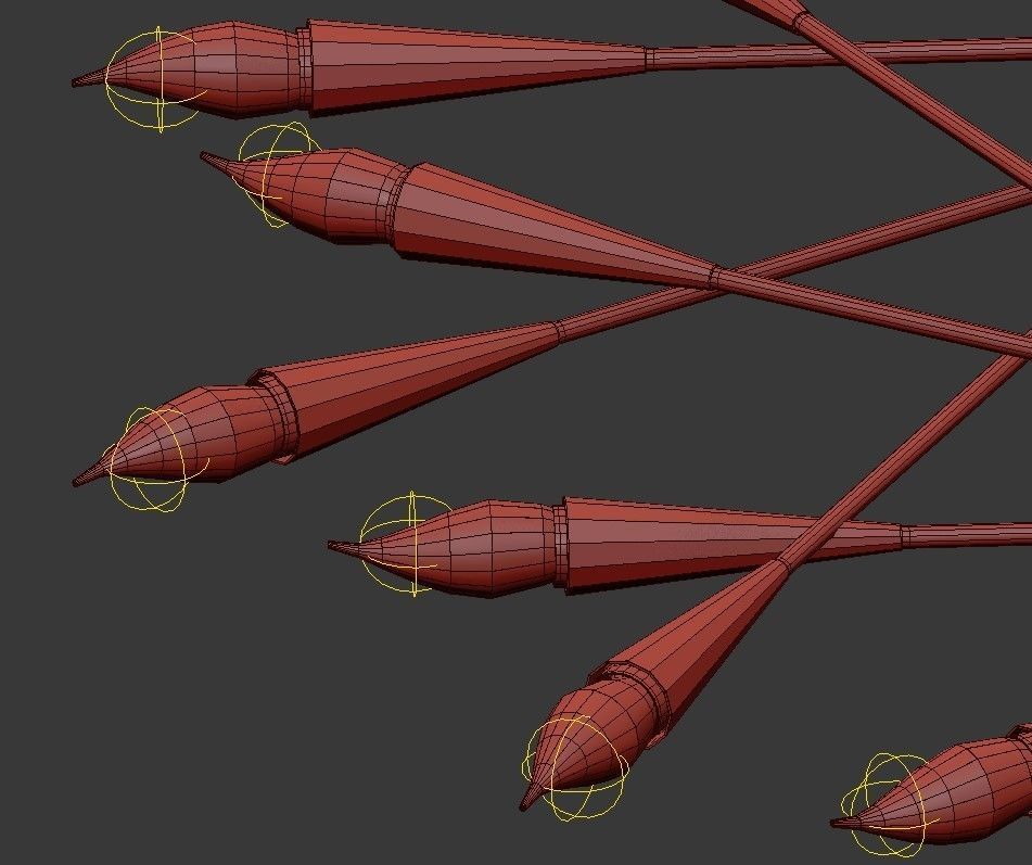 1960S MID CENTURY GRAND SCALED TWENTY FOUR LIGHT CHANDELIER 3D model_3