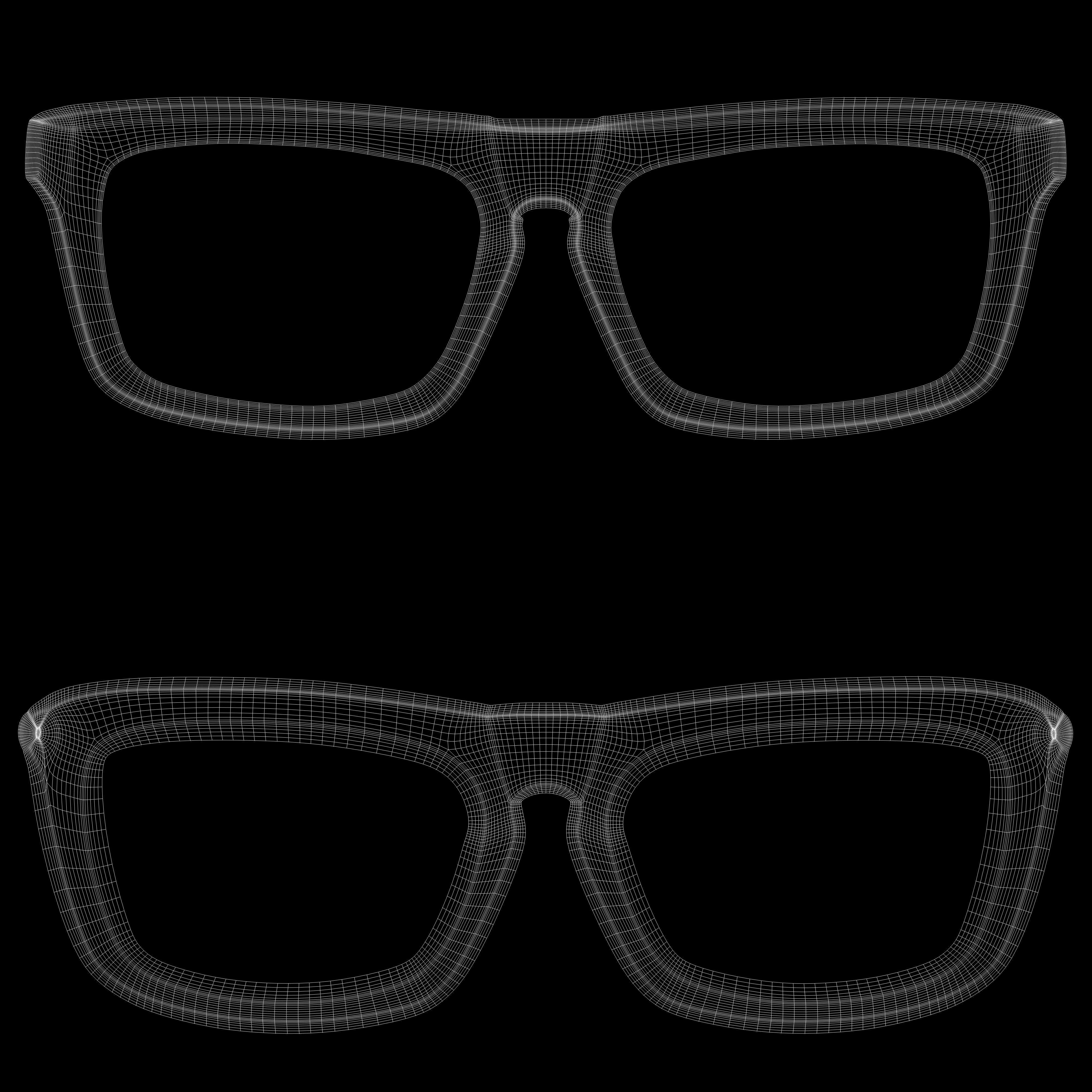 Eyeglasses for Men and Women 3D print model_15