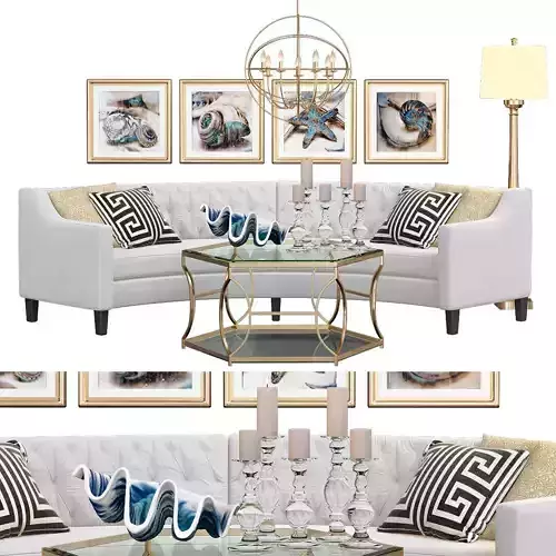 Z Gallerie sofa 3D model