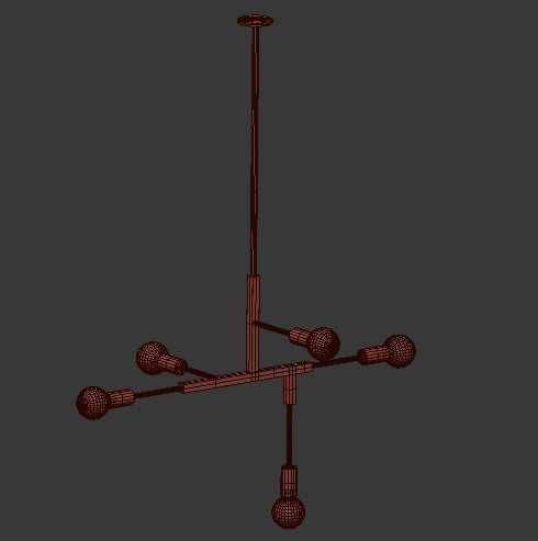 Lambert Fils studio CLIFF SUSPENSION lamp 3D model_6