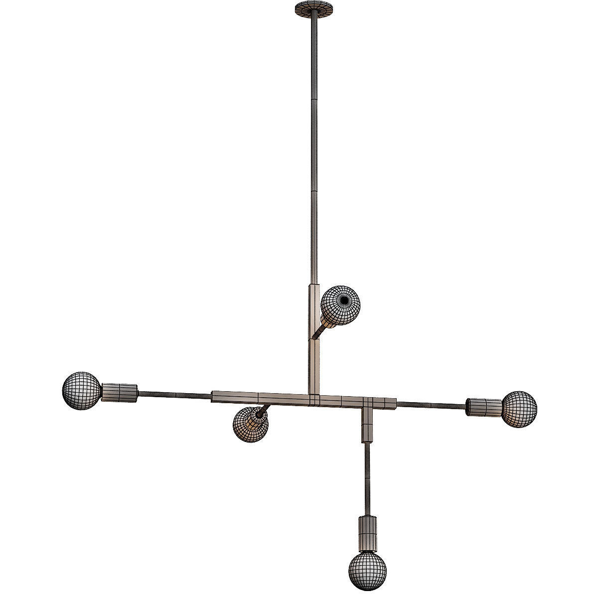 Lambert Fils studio CLIFF SUSPENSION lamp 3D model_1