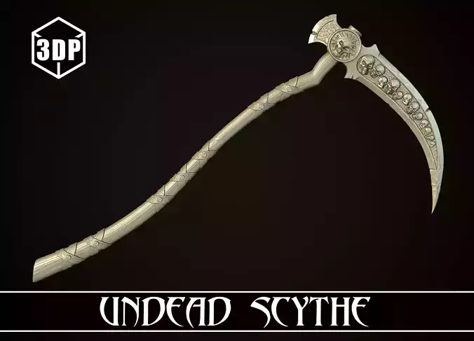 Undead Scythe 3D print model