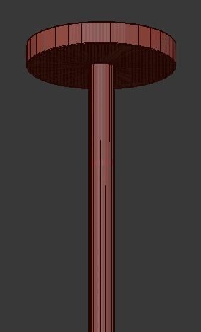 LAMPARA  SPUTNIK Icono del diseno 3D model_3