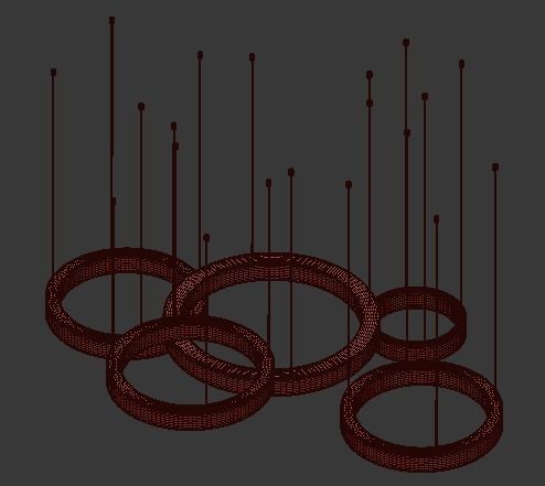 Light Ring Horizontal von 3D model_4