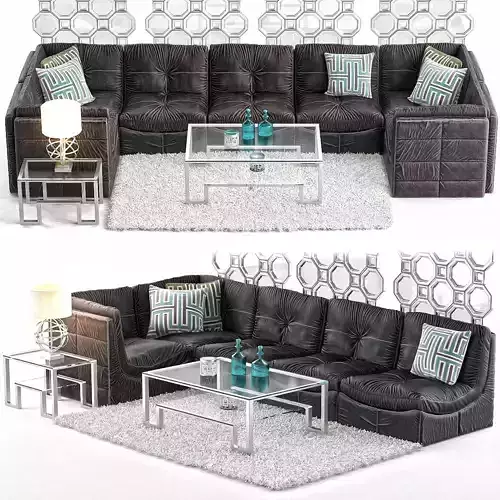 Cloud Modular Sectional - Z Gallerie 3D model