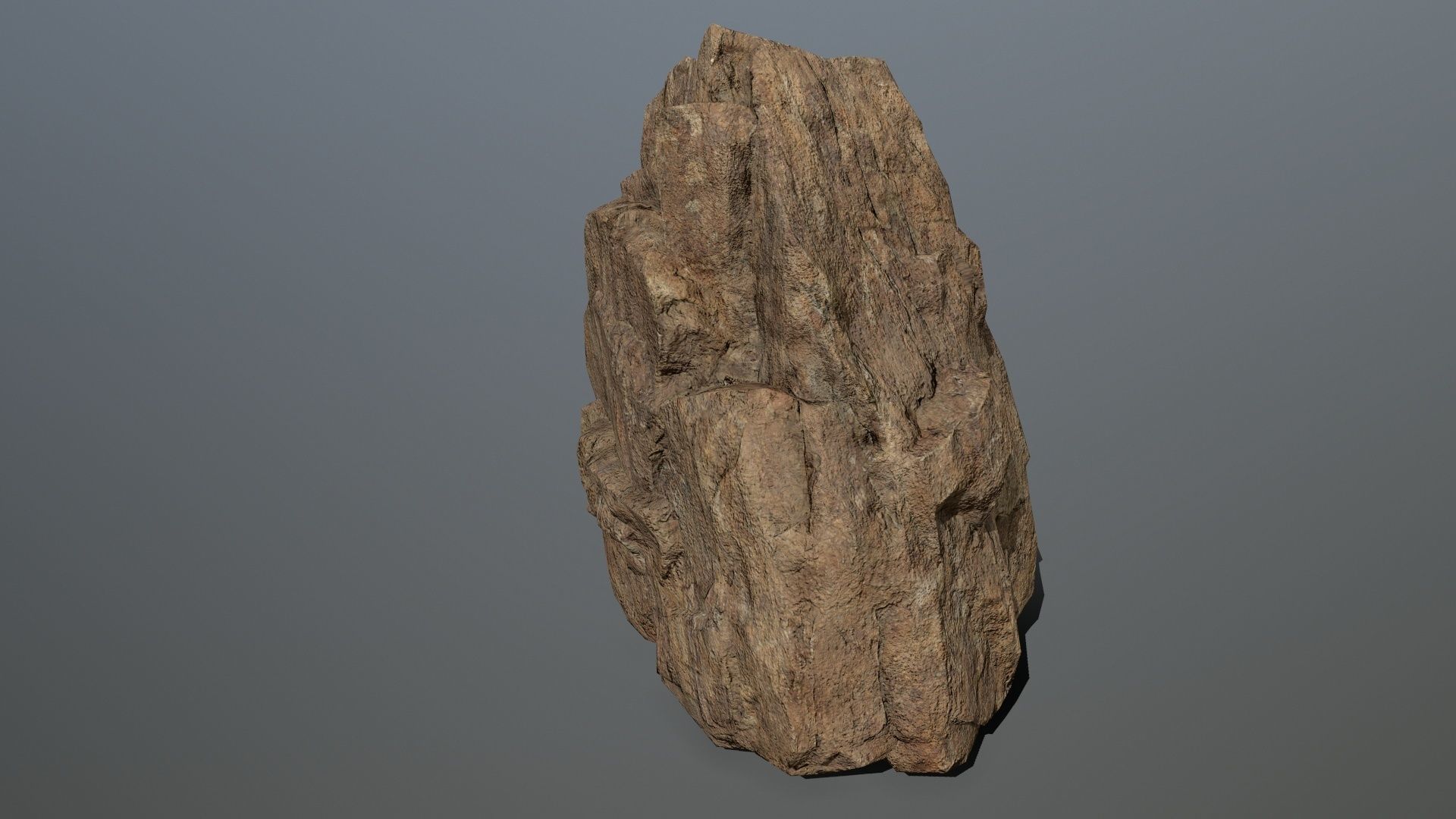 Rocks set 7 rock Low-poly 3D model_7