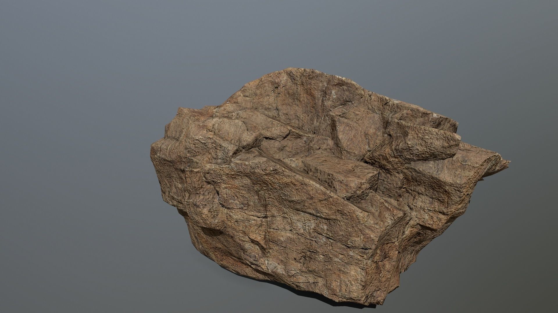Rocks set 7 rock Low-poly 3D model_10