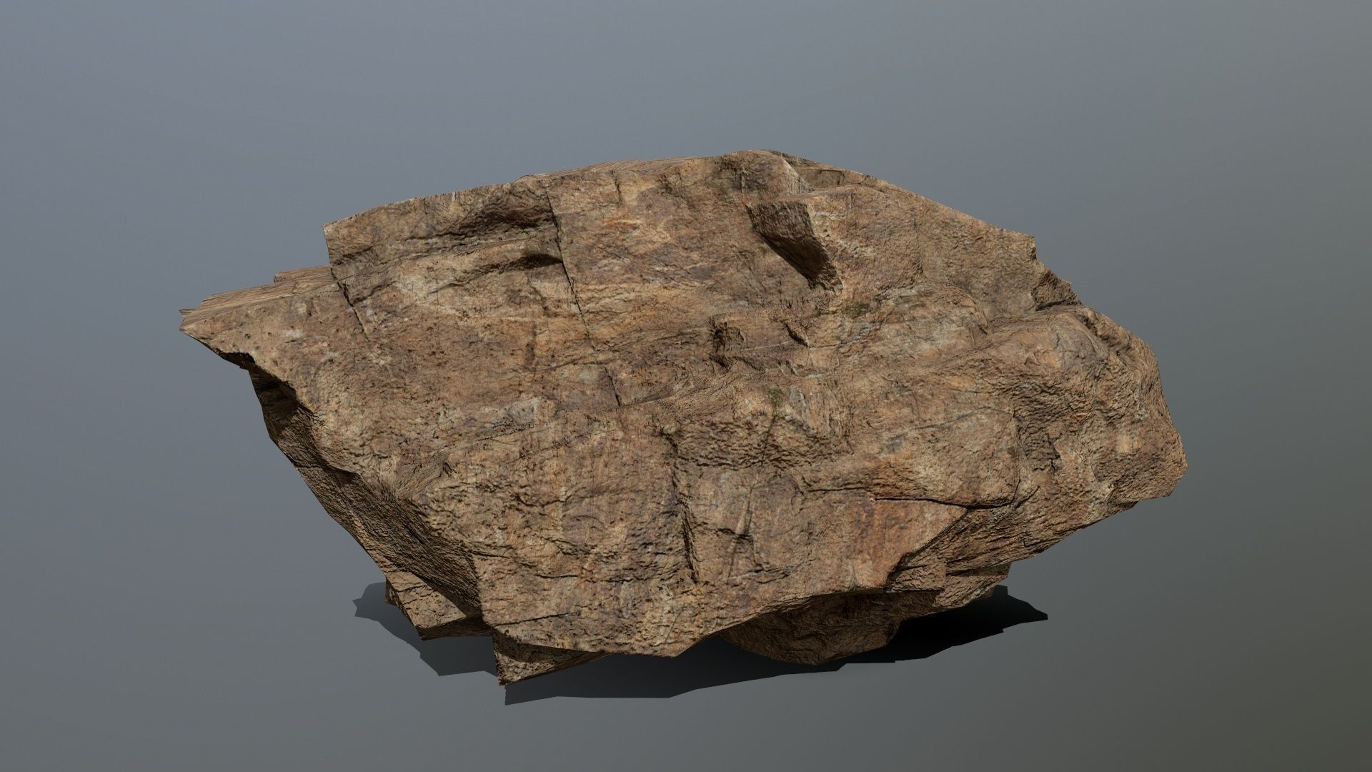 Rocks set 7 rock Low-poly 3D model_9