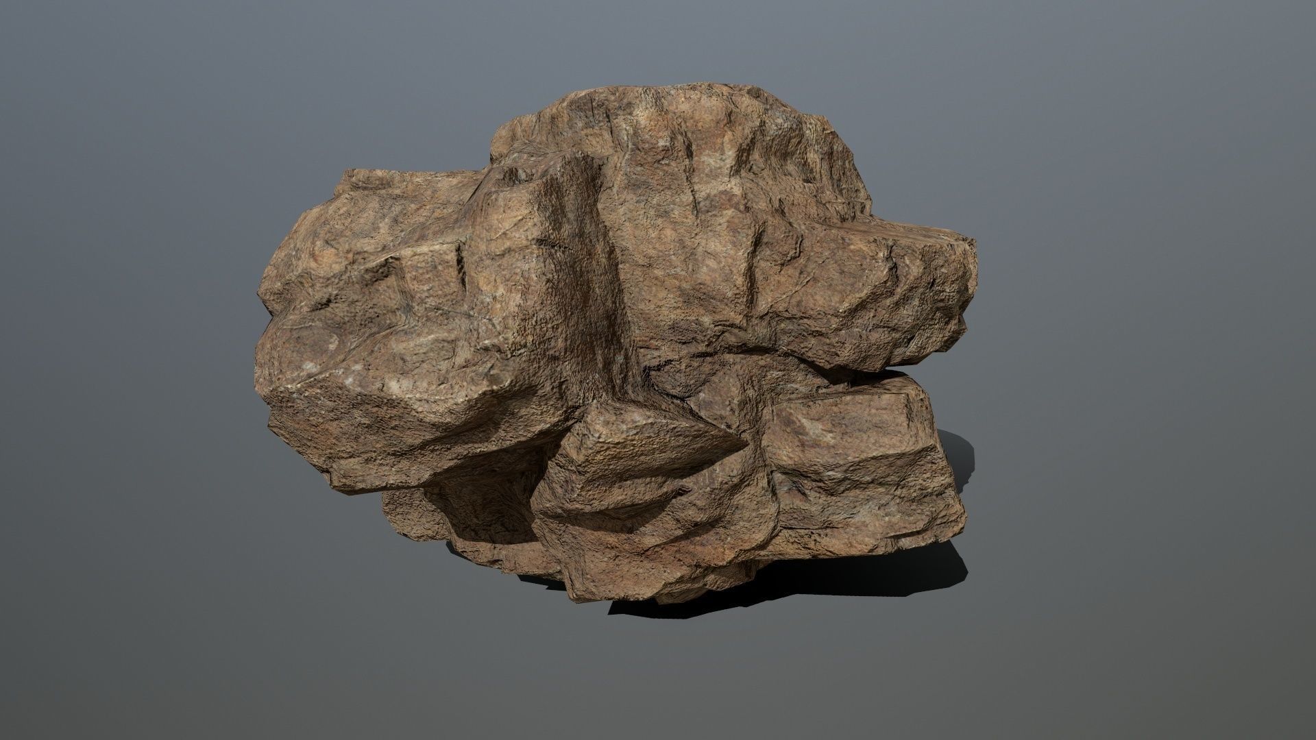 Rocks set 7 rock Low-poly 3D model_5