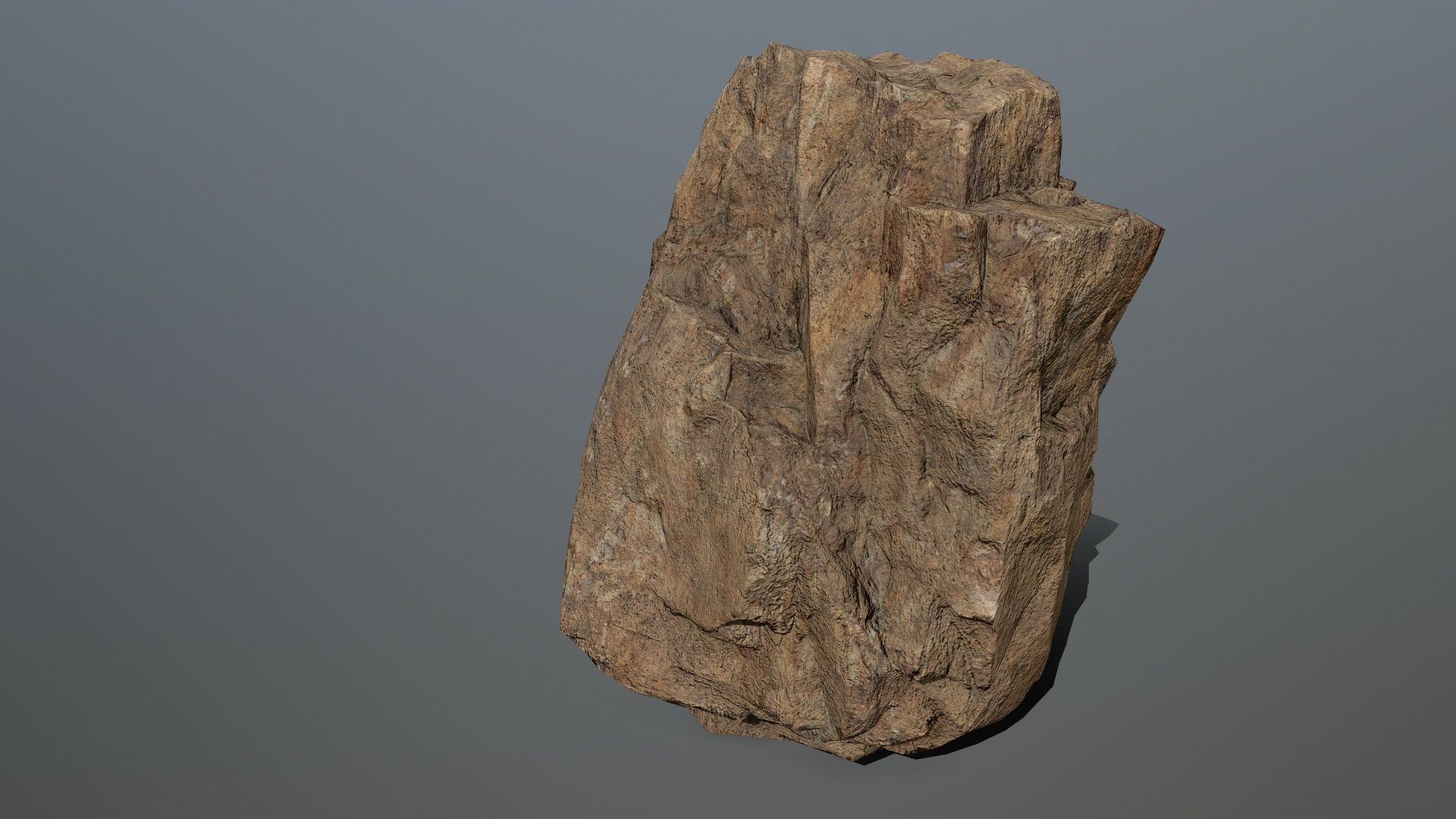 Rocks set 7 rock Low-poly 3D model_8