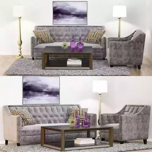 Z Gallerie - Classically Modern - Edmond Sofa